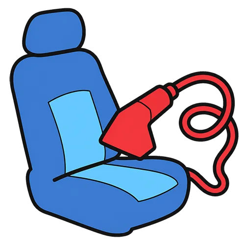 Vacuuming Car Graphic